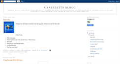 Desktop Screenshot of orakelett.blogspot.com