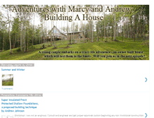 Tablet Screenshot of ahousemarcyandrew.blogspot.com