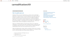 Desktop Screenshot of carmodifications101.blogspot.com