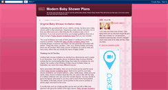 Desktop Screenshot of modernbabyshowerplans.blogspot.com