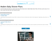 Tablet Screenshot of modernbabyshowerplans.blogspot.com