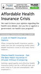 Mobile Screenshot of myhealthcaredebate.blogspot.com