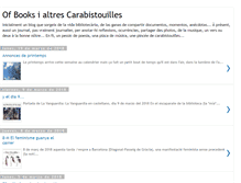 Tablet Screenshot of books-carabistouilles.blogspot.com