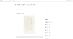 Desktop Screenshot of nathalielatham.blogspot.com
