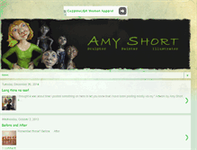 Tablet Screenshot of amyshortart.blogspot.com