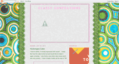 Desktop Screenshot of classyconfectionsinsc.blogspot.com