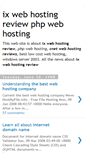 Mobile Screenshot of ix-web-hosting-review-28.blogspot.com