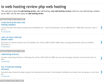 Tablet Screenshot of ix-web-hosting-review-28.blogspot.com