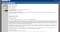 Desktop Screenshot of getschooled.blogspot.com