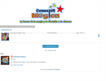 Tablet Screenshot of conexionmagica.blogspot.com