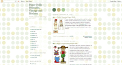 Desktop Screenshot of aboutpaperdolls.blogspot.com