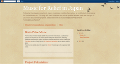 Desktop Screenshot of musicreliefjapan.blogspot.com