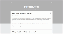 Desktop Screenshot of practicaljesus.blogspot.com