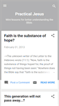 Mobile Screenshot of practicaljesus.blogspot.com