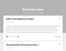 Tablet Screenshot of practicaljesus.blogspot.com