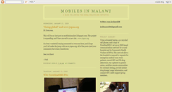 Desktop Screenshot of mobilesinmalawi.blogspot.com