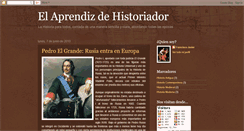 Desktop Screenshot of elaprendizdehistoriador.blogspot.com