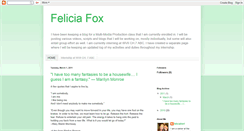 Desktop Screenshot of feliciafox1.blogspot.com