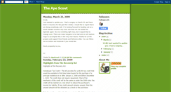 Desktop Screenshot of apescout.blogspot.com