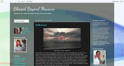 Desktop Screenshot of blessed-beyondmeasure.blogspot.com