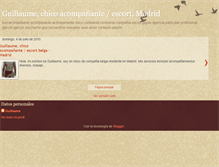 Tablet Screenshot of guillaumeescort.blogspot.com