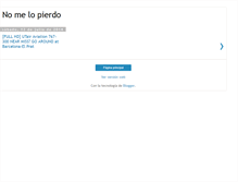 Tablet Screenshot of nomelopierdo.blogspot.com