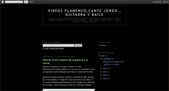 Desktop Screenshot of flamencovideos.blogspot.com