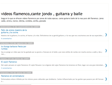 Tablet Screenshot of flamencovideos.blogspot.com