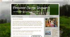 Desktop Screenshot of forwardonthejourney.blogspot.com