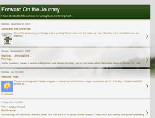 Tablet Screenshot of forwardonthejourney.blogspot.com