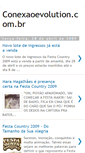 Mobile Screenshot of conexaoevolution.blogspot.com