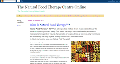 Desktop Screenshot of naturalfoodtherapy.blogspot.com