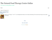 Tablet Screenshot of naturalfoodtherapy.blogspot.com