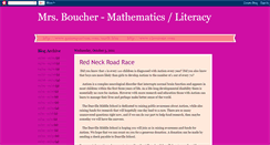 Desktop Screenshot of mrsbouchersclass.blogspot.com