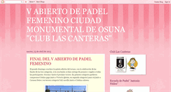 Desktop Screenshot of abiertofemeninocanteras.blogspot.com