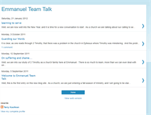 Tablet Screenshot of emmanuelteamtalk.blogspot.com