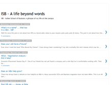 Tablet Screenshot of isb-alifebeyondwords.blogspot.com
