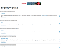 Tablet Screenshot of mypoetryjournal.blogspot.com