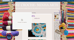 Desktop Screenshot of meucroche-minhaarte.blogspot.com