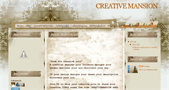 Desktop Screenshot of creativemansion.blogspot.com