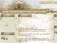 Tablet Screenshot of creativemansion.blogspot.com