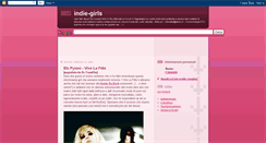 Desktop Screenshot of indie-girls.blogspot.com