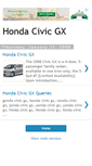 Mobile Screenshot of honda-civic-gx.blogspot.com