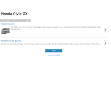 Tablet Screenshot of honda-civic-gx.blogspot.com
