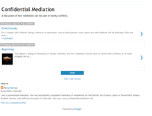 Tablet Screenshot of confidentialmediation.blogspot.com