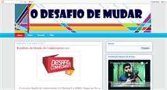 Desktop Screenshot of odesafiodemudar.blogspot.com