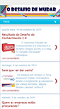Mobile Screenshot of odesafiodemudar.blogspot.com