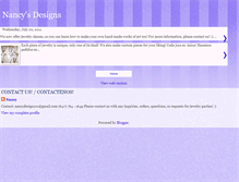 Tablet Screenshot of nancydesigns.blogspot.com