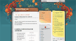 Desktop Screenshot of myelectroniclife-alagappan.blogspot.com