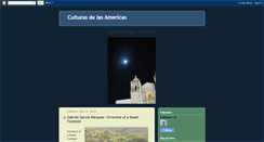 Desktop Screenshot of culturasamericas.blogspot.com